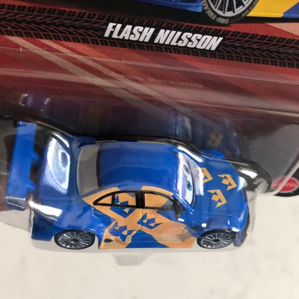 Pixar Cars Flash Nilsson Toy Car - Blue and Yellow